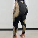 Sexy Stylish High Waisted Jeans Woman Stretch Pants Streetwear Boutique Women Clothing Black Denim Trousers