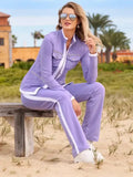 New Long-Sleeved Casual Color Set Women's