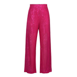 Sparkly Two-piece Set Party Outfits For Womens Sequin Top Blouse Shirt And Pants Suit Female Luxury Evening Tracksuit