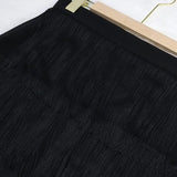 Formal High Waist Fringe Pencil