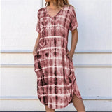 Floral Print Bohemian Beach Dress 2020 Summer Women Dress Ruffles Casual Short Sleeve V-Neck Wrap Party Dresses