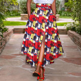 Waist A-line Skirt ZANZEA Women Skirts Summer Vintage Zipper Long Maxi Skirts Solid Irregular Beach Skirt Faldas Saia