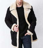 Autumn And Winter New Thick Fur Men's Coat Imitation Leather Woolen European Version Of Men's
