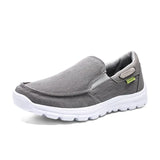 New Fashion Men Canvas Shoes Outdoor Trend All-match Flats Shoes Breathable Slip-on Hard-wearing Footwear Comfort