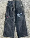 Wide-Leg Jeans Men Y2K Hip-Hop Harajuku High-Quality Street Rest-Outfit