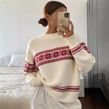 Collar Solid Color Knitted Knitted Head Bat Sleeve Sweater Outside The
