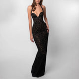 Fashion Irregular Sleeve Slanted Shoulder High-End Evening