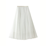 Dress Half-Dress Woman 2025 New Spring And Summer Long Dress Long-Term Long-Singlin Long-Singed-Long-Shaped High-Waisted Skirt Ponyy Ffy Skirt