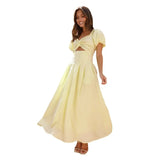 Spring And Summer Sexy Sex Hollow Female Senior Sense Body Out-Back Vacation Style Long