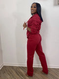 Blank Hoody 2 Piece Pants Set