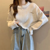 Sweater Woman 2025 Spring And Autumn New Design High-Waisted Suzu Outside Wear Knitting