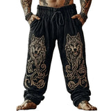 And Autumn Casual Fashion Loose-Fitting Broad Leg Trousers 3D Digital Printing Z Various Pattern