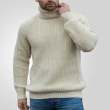 Men's Wear Autumn And Winter High-Neck Knitted Shirt Loose Long-Sleeved Cover Bottom Sweater