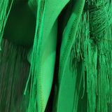 Formal High Waist Fringe Pencil