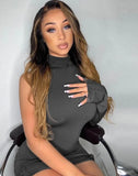Party Sexy Single Sleeve Mini Bodycon