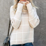 Knitted Pullover Sweater Women Turtleneck Long Sleeve Female Sweaters Oversized Casual Winter Clothes sweter mujer