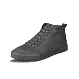 Winter Men High-top Shoes Fashion Casual Lace-up Male Footwear Anti-skid Hard-wearing Flats Shoes Quality Warm