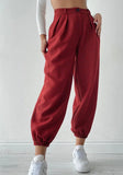 Fashion Swallow Gird High Waist Jogger