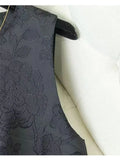 New Chinese Vest Women's Spring 2024 New Retro Jacquard Chinese Wind Plate Buckle Leisure Horse Clip-Outfit