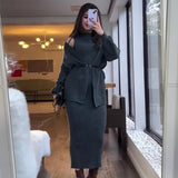 Fashion Explosion In The Autumn Of 2025 Languily Knitted Dress Suit