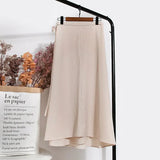 Women Tender Charm Daily Pure Chiffon Ulzzang Side-slit College Elegant Simple Clothing Summer Leisure Artistic