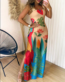 Fashion Casual Printed Dress Women's