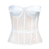 Net Red Cup Bosom Corset Corset Corset Wedding Dress Bottom Perspective Cool After Tied Corset Steel
