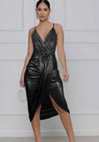 Sexy Strap Metallic Irregular Party