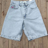 Year's Popular Street Y2K Jeans, Sports Trousers, Hip-Hop Cartoon Embroidery, Retro Blue Loose.-Outfit