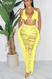 Knitted Cut Out Fringe Pants and Bikini Top 2 Piece Sets Womens Sexy Summer Beach Vacation Outfits 2023