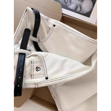 White Broad Legs Loose High-Waisted Jeans Women Autumn And Winter Winter Plus Thick Small Hanging