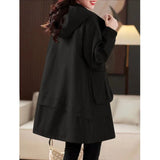 Windcoat Coat Female 2024 Spring And Autumn Popular New Casual Loose Korean Version Senior Feeling Too Foreign Style Coat-Outfit