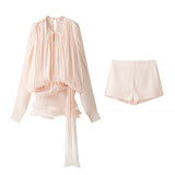 Temperament Lantern Dress Women's Spring New Short Skirt To Collect Irregular Lotus Leaf Edge