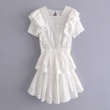 Women's Lace Multi-Layer Cake Dress