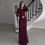 Autumn New Women's Round Collar Design Feeling Wrinkled Waist