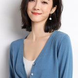 Women 2019 Autumn New Women Solid Cardigan Long Sleeve Knitted Sweater Women Open Stitch Casual Sweaters Za Lady