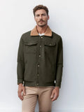 And Winter Men's Jacket With Velvet Cotton Work Clothes Casual Jacket