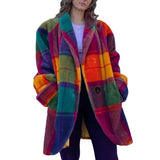 Autumn Women's Long-Sleeved Collared Jacket Prints The Long
