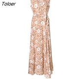 Women Summer Dress Floral Print Maxi Dresses Bohemian Hippie Beach Long Dress Women's Clothing 2023 vestidos de