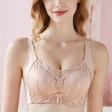 Full Coverage Bra No Wire Push Up Bras for Women Plus Size Brassiere with