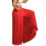 Summer Women's Solid Color Casual Loose Pressure Broad Leg Trousers African