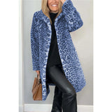 2025 Fashion Leopard-Print Warm Plush Long