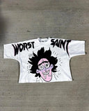 Men's T-Shirts Oversized Graphics Gothic Harajuku Short-Sleeved Men's T-Shirts Y2k Top Friends-Outfit