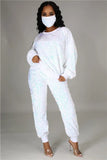 Plus Size S-5XL Clothing For Women Two Piece Set Sequins Birthday Outfit Joggers Tracksuit Wholesale Dropshipping