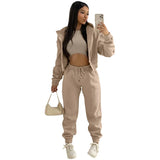 Thick Hooded 3 Piece Pants