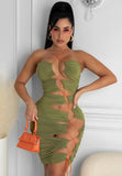 Sexy Lace-Up Bodycon Party