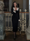 Dress Knitted Dress Autumn And Winter New Sweater Dress 2025 Vintage Lady French
