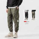Overalls Men's Spring And Autumn Tide Brand All Kinds Of Trousers Casual Pants Men's Trend End Small Foot Trousers Man-Outfit