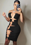 Sexy Lace-Up Bodycon Party