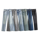 Long Leisure New Autumn 2025 Wide-Legged Jeans Women's